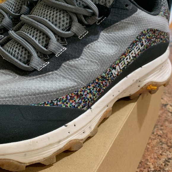 MENS MOAB SPEED ECO BY MERRELL 10.5,” BEAUTIFUL NEW PAIR OF SHOES - Picture 11 of 12